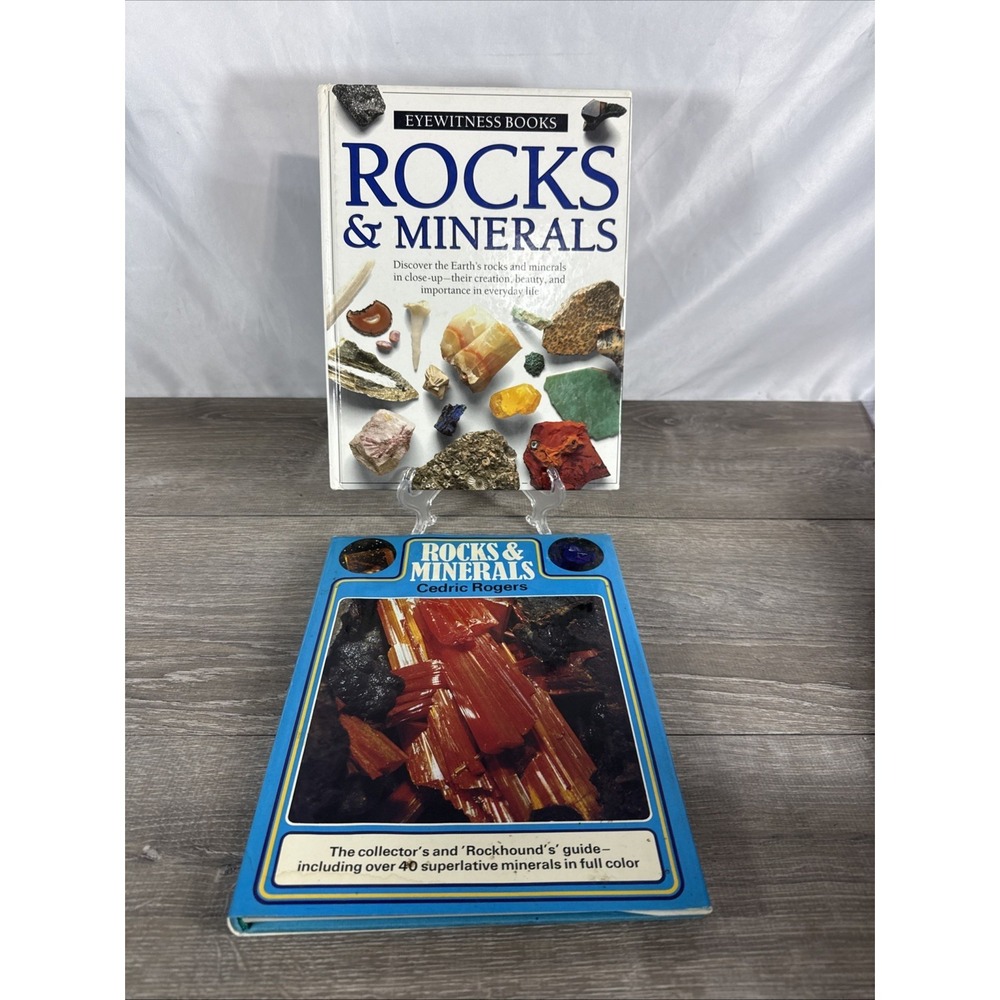 Two Rocks & Minerals Book Guides Cedric Rogers & Eyewitness Books